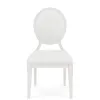Riverside Furniture 82558 Hepburn - Oval Back Upholstered Side Chair (Set of 2) - White