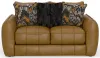 Jackson Furniture Industries 240602-1273/16-3073/16 Corvara - Top Grain Italian Leather Match Loveseat - Caramel