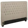 CoasterEssence 300007QB1 Chloe - Upholstered Queen Panel Headboard - Oatmeal