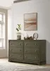 Coaster Fine Furniture 224933 Gran Park - 6-Drawer Dresser Cabinet - Dark Cocoa
