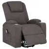 Coaster Fine Furniture 610463P Louie - Chenille Upholstered Power Lift Massage Chair - Brown