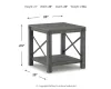 Ashley Furniture T175-2 Freedan - Square End Table - Grayish Brown
