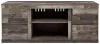 Ashley Furniture EW0200-268 Derekson - LG TV Stand w/Fireplace Option - Multi Gray