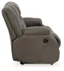 Ashley Furniture 6880488 First Base - Reclining Sofa - Gunmetal