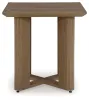 Ashley Furniture P671-702 Serene Bay - Square End Table - Dark Brown