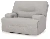 Ashley Furniture 9360582 Acklen Place - Wide Seat Power Recliner - Pewter
