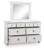 Ashley Furniture PCB823B1 Ashley Furniture PCB823B1 Rowlenstown - Dresser And Mirror - Antique White