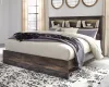 Ashley Furniture B211B53 Ashley Furniture B211B53 Drystan - King Panel Bookcase Bed - Brown / Beige