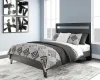Ashley Furniture EB3392B2 Finch - Queen Panel Platform Bed - Black / Brown
