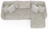 Jackson Furniture Industries 2306/63/76-01 Jackson Furniture Industries 2306/63/76-01 Bucktown - 2 Piece Sofa / RSF Chaise With Extra Thick Cuddler Seat Cushions - Parchment