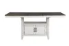 New Classic 40-7522-CT Richland - Counter Table Top & Base - Dark Gray