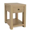 Riverside Furniture 91012 Davie - Chairside Table - Light Brown