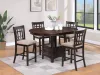 CoasterEveryday 105278 Lavon - Oval Extension Counter Dining Table - Light Chestnut