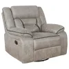 CoasterEveryday 651351-S3 Greer - 3 Piece Upholstered Reclining Sofa Set - Taupe