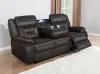 CoasterEveryday 651354 Greer - Upholstered Motion Reclining Sofa - Brown