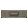CoasterEssence 701025 Burke - 2 Door Engineered Wood TV Stand - Gray Driftwood