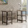 CoasterEveryday 801551 Kemper - 4-Shelf Writing Desk - Weathered Brown