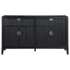 Coaster Fine Furniture 108235 Brookmead - 4 Door Sideboard Buffet Storage Cabinet - Black