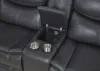 Coaster Fine Furniture 610200P Sycamore - Upholstered Power Reclining Sectional Sofa - Gray