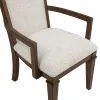 New Classic D2114B-25 Mariana - Upholstered Arm Chair (Set of 2) - Vintage Mocha