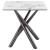 Coaster Fine Furniture 708138-S3 Carvell - 3 Piece Square Coffee And End Table Set - Mirage White