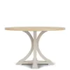 Riverside Furniture 79452 Glenndale - Round Dining Table - Aged White / Wheat