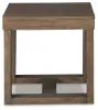Ashley Furniture T471-2 Cariton - Square End Table - Gray
