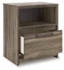 Ashley Furniture PCB2005-91 Elbrim - One Drawer Night Stand - Brown