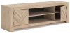 Ashley Furniture W3787-68 Cayboni - LG TV Stand With Fireplace Option - Tan