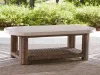 Ashley Furniture PCP610-701 Dolan Creek - Rectangular Cocktail Table - Beige / Brown