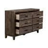 Liberty Furniture 384-BR31 Ridgecrest - 6 Drawer Dresser - Cobblestone