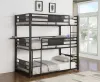 CoasterElevations 460394T Rogen - Metal Twin Triple Bunk Bed - Dark Bronze