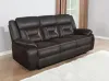 CoasterEveryday 651354 Greer - Upholstered Motion Reclining Sofa - Brown