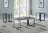 CoasterEveryday 753390 Nyla - 3 Piece Engineered Wood Coffee Table Set Weathered - Gray