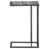CoasterEssence 936034 Vicente - Marble Top C-Shaped Sofa Side Table - Gray