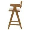 Coaster Fine Furniture 182677 Kane - Woven Rattan Wood Bar Chair (Set of 2) - Light Walnut
