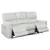 Coaster Fine Furniture 610261P Greenfield - Upholstered Power Reclining Sofa - Ivory