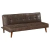 Coaster Fine Furniture 360237 Jenson - Upholstered Tufted Convertible Sofa Bed - Dark Coffee