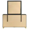 Coaster Fine Furniture 224783M Caraway - 6-Drawer Dresser With Mirror - Black