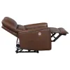 Coaster Fine Furniture 610266P Greenfield - Upholstered Power Recliner Chair - Saddle Brown