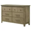 Coaster Fine Furniture 207533 Hazlewood - 6-Drawer Bedroom Dresser Cabinet - Vineyard Oak