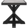 Ashley Furniture P792-702 Beachcroft - Square End Table - Black / Light Gray