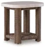 Ashley Furniture PCP610-702 Dolan Creek - Square End Table - Beige / Brown