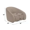 ACME AC03814 ACME AC03814 Zoey - Accent Chair With Swivel - Latte