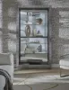 Pulaski Furniture P021793 Pulaski Accents - Sliding Door Curio Cabinet - Medium Wood