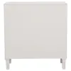 CoasterElevations 953347 Clarkia - Accent Cabinet With Floral Carved Door - White