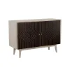 CoasterEssence 953430 Ixora - 2 Door Wood Accent Cabinet - White Washed And Black