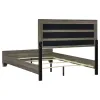 Coaster Fine Furniture 223341KW Wright - Upholstered California King Bed - Brown Oak