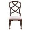 Liberty Furniture 765-C2501S Provence Park - Wood Back Side Chair - Chateau Brown