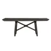 Liberty Furniture 152-CD-7GTS Double Bridge - 7 Piece Gathering Table Set - Dark Brown